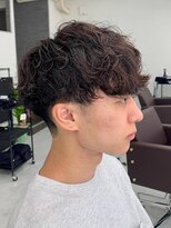 ジーニー 新百合ヶ丘(Genie) ダークアッシュニュアンスパーマ韓国マッシュベリーショート