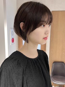 ラミエ バイ メルト 吉祥寺(lamie by melt) *滝田*暗めカラー丸みショートボブ20代30代40代50代絶壁解消人気