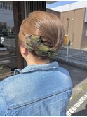 お祭りヘア