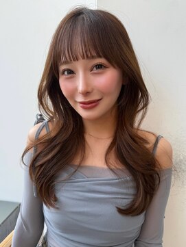 アスター 天神大名店(Aster) 小顔に見えるトレンドヘア/黒髪/オリーブグレー/ココアベージュ