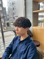 メンズカット バイ ソイクフ(メンズカット by SOY-KUFU)&nbsp;20代30代40代◎波巻きツイストスパイラルパーママッシュショート