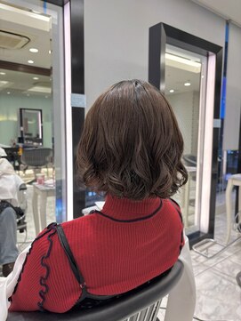 アピッシュ ギンザ(apish ginza) ボブパーマコテ巻き風パーマレイヤーカット前髪パーマ