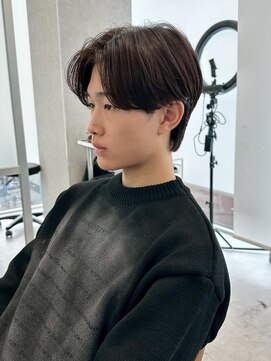 ジーナ 天神(Zina) 毛流れセンターパート(メンズカット/ダウンパーマ/ナチュラル)