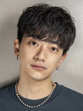 バイフィフス 原宿/表参道(by fifth) 原宿ニュアンスパーマメンズカットシースルーマッシュ#ショート