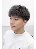 ツイスパツーブロカジュアルショートフェードビジネス