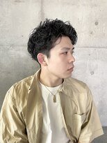 フェス カットアンドカラーズ(FESS cut&colors) 『FESS 鶴丸』 【ソフト刈り上げ 大人パーマ】