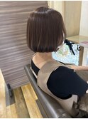 短めボブ大人スタイル