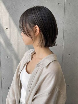 シェル 国分寺(shell) ワンホンレイヤー/ミルクティーブロンド/ダークブルー/国分寺