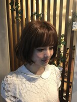 フルール(Fleur) 【クレド徒歩1分Fleur】【松浦】大人可愛い ナチュラル小顔ボブ