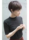 ショートカット×ひし形ショートボブ×前髪あり20代30代40代 s03