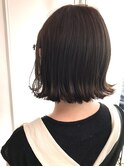 切りっぱなしボブ