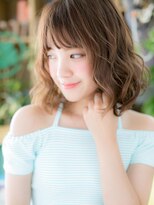 カバーヘア ブリス 上尾西口店(COVER HAIR bliss) ■フェミニンボブまろやかふわミディ13-16★上尾10代20代30代