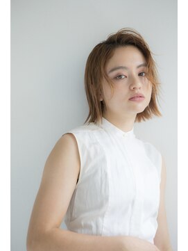 ミエルヘアーエスト 新宿店(mielhair est) 【miel hair est新宿】外国人風☆アプリコットオレンジ☆