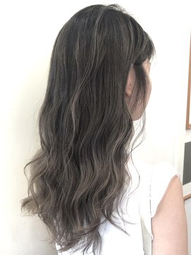 ビューバイネオリーブ 用賀店(Beau'r by neolive) グレージュカラーボブウルフ黒髪ココアベージュ