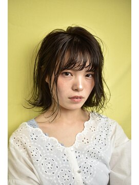 キュオンシア(CUEON. ciea) シアーボブ×ダークアッシュ