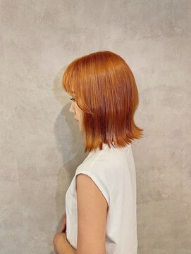 エルモナ(Elmona) オレンジ×インナーホワイト