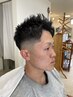 【メンズ人気No.1】カット＋潤いシェービング　　￥4400