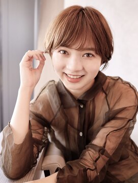 エムスラッシュ 新百合ヶ丘(M.SLASH) 大人かわいい/透けバング/ミルクティーカラー/新百合ヶ丘