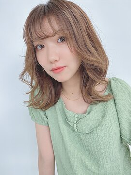ルービック 梅田茶屋町(Rubik) 韓国くびれヘア/大人ミディアム