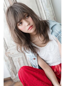 アフロディーテ 枚方店(afrodite) 【afrodite】ゆるふわセミロング