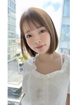 レミエ ダイカンヤマ(lemiie)&nbsp;ヘルシースタイル☆サラッとした顎ラインボブ