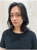 艶黒髪★韓国ミディアム