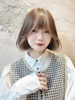 ロンド クラン 岡崎(Lond Clan)&nbsp;伸ばしかけヘア　簡単スタイリング　大人ボブ