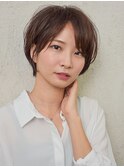 ふんわりショート×まとまるヘアセット