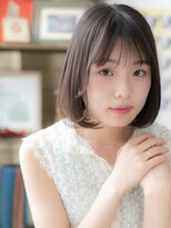 カバーヘア イヴ 戸頭店(COVER HAIR EVE)&nbsp;★アッシュブラックヘルシースタイル美髪ボブ20代30代40代★10