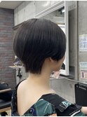 透明感アッシュカラー/ハンサムショート