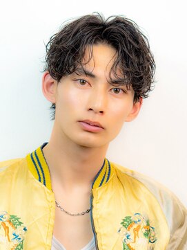 オーシャントーキョーオーバー 渋谷(OCEAN TOKYO OVER) 波巻きパーマメンズツイストスパイラルパーマツーブロック