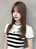 ロンド ロワール 門前仲町(Lond Loire)&nbsp;韓国レイヤーカット/くびれ巻き/前髪顔周り/セミディ[門前仲町]