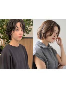 【乾かしただけでニュアンスヘアが完成－】質感パーマで女性らしい柔らかい雰囲気に。