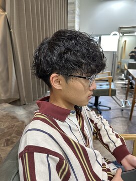 ハルクファースト 札幌(HRK 1st.) ツイストスパイラルパーマ/札幌メンズショート/札幌メンズパーマ