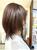 30代40代50代大人可愛いショートミディアムウルフレイヤー
