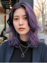 レヴ 草加店(LEV.)&nbsp;イメチェンホワイトブロンド美髪ワイドバング外ハネボブ