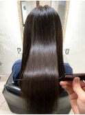 艶髪　艶カラー　髪質改善　博多美容室