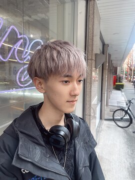 メンズサロン キング 梅田店(Men’s salon K!ng) 波巻きツイストスパイラルパーマ/フェザーパーマ/眉毛/メンズ