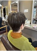 カットカラー白髪染め白髪ぼかしハイライトメッシュリタッチ八軒