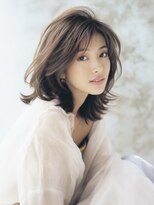 アルトリスト(Altruist Aging×HAIR&SPA) ★ダークアッシュ大人ガーリーボブ着物ミディアムレイヤーカット