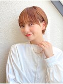 前髪長め大人小顔ショート30代40代50代　藤沢