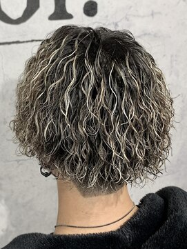 アンサー 渋谷(ANSWER) 波巻きツイストスパイラルメンズハイライトハイライトパーマ