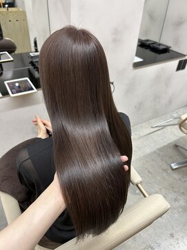 エルフレームバイワンラヴェスト(L'FLAME by one Lovest) シアーブラウン/艶カラー/長野駅前/L'FLAME