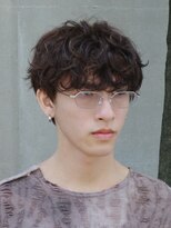 バイフィフス 原宿/表参道(by fifth)&nbsp;ラフにキマる無造作パーマのマッシュウルフスタイル