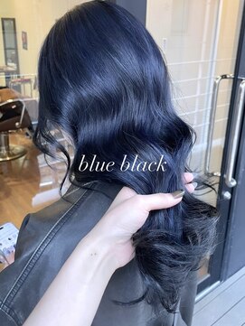 シオ ヘアー デザイン(Sio. hair design) アンブレラカラー blue black