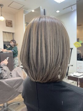 ヘアーデザイン サンニイイチヨン(HAIR DESIGN 3214) グレージュ/ハイライト/髪質改善/上尾美容室/デザインカラー