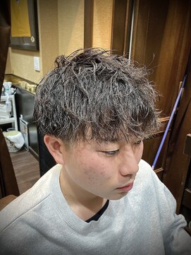 ソフトツイスパ　メンズパーマ　新潟パーマ　メンズカット新潟市