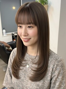 大人レイヤーカット/シャギー/前髪あり/20代30代40代