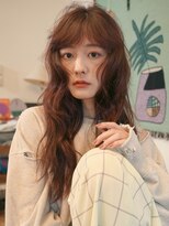 シティ(sity.)&nbsp;【sity.】 巻き髪 ピンクカラー 顔周りカット