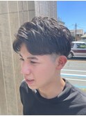 アップバングショート